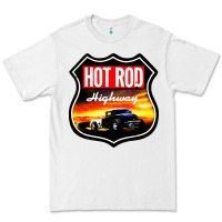 White HOT ROD GARAGE CAR Premium Tee - artisFamous