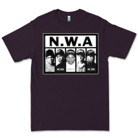Plum N.W.A Californian hip hop group N.W.A Premium Tee - artisFamous