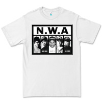 White N.W.A Californian hip hop group N.W.A Premium Tee - artisFamous