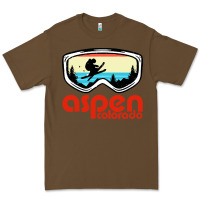 Cacao aspen colorado ski mountain skiing retro vacation Premium Tee - artisFamous