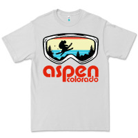 Dove Grey aspen colorado ski mountain skiing retro vacation Premium Tee - artisFamous