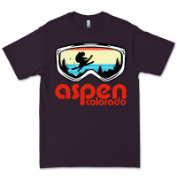 Plum aspen colorado ski mountain skiing retro vacation Premium Tee - artisFamous