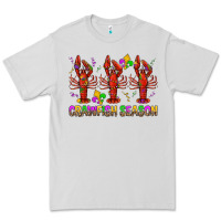 Dove Grey Crawfish season mardi gras Premium Tee - BundleAndBundleShop