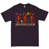 Plum Crawfish season mardi gras Premium Tee - BundleAndBundleShop