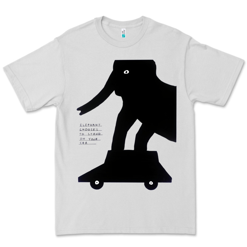 Elephant Black To Stand On Your Car Premium Tee by artisFamous | Teevron