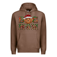 Chestnut christmas  toy poodle dog mom Premium Hoodie - RanaPortraitStore
