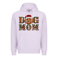 Lilac christmas  toy poodle dog mom Premium Hoodie - RanaPortraitStore