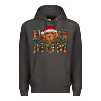 Smoke christmas  toy poodle dog mom Premium Hoodie - RanaPortraitStore