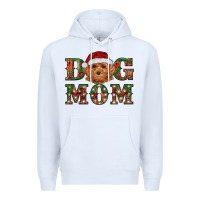White christmas  toy poodle dog mom Premium Hoodie - RanaPortraitStore