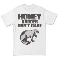 White honey badger dont care Premium Tee - artisFamous