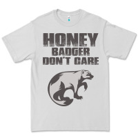 Dove Grey honey badger dont care Premium Tee - artisFamous