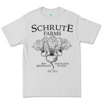 Dove Grey Schrute Farms - The Office Premium Tee - artisFamous