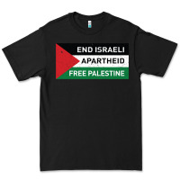 Black end is.rae.li apartheid free pales  flag  t shirt Premium Tee - artisFamous
