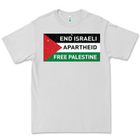Dove Grey end is.rae.li apartheid free pales  flag  t shirt Premium Tee - artisFamous