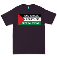 Plum end is.rae.li apartheid free pales  flag  t shirt Premium Tee - artisFamous