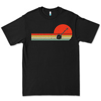 Black Banjo Bluegrass Music Traditional Musician vintage retro Premium Tee - artisFamous
