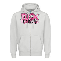 Fuck Breast Cancer Zipper Hoodie | Teevron