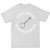 Dove Grey Banjo Bluegrass Music Traditional Musician Funny Gift Premium Tee - artisFamous