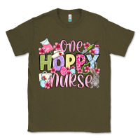 Army Green Easter Day One hoppy Nurse Classic Tee - OliviaCreatesArt
