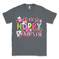 Charcoal Heather Easter Day One hoppy Nurse Classic Tee - OliviaCreatesArt