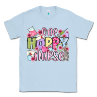 Dusty Blue Easter Day One hoppy Nurse Classic Tee - OliviaCreatesArt