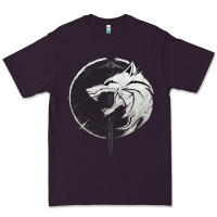 Plum Witcher Wolf Premium Tee - artisFamous