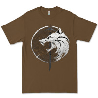 Cacao Witcher Wolf Premium Tee - artisFamous