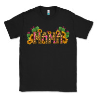 Black Cactus Leopard Sunflower Mama and Mini Set Classic Tee - Jasminsmagicworld