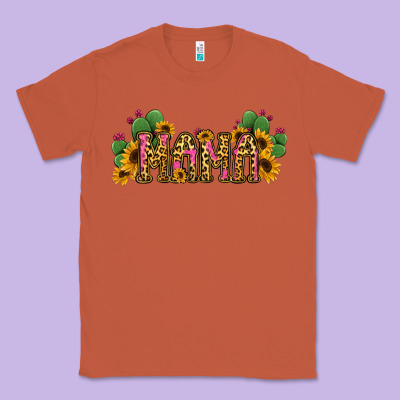 Cactus Leopard Sunflower Mama And Mini Set Classic Tee Designed By Jasminsmagicworld