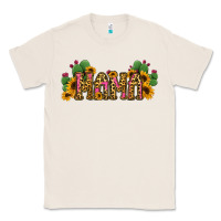 Natural Cactus Leopard Sunflower Mama and Mini Set Classic Tee - Jasminsmagicworld