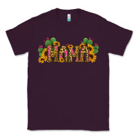 Plum Cactus Leopard Sunflower Mama and Mini Set Classic Tee - Jasminsmagicworld