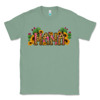 Sage Cactus Leopard Sunflower Mama and Mini Set Classic Tee - Jasminsmagicworld