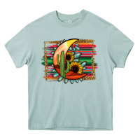 Arona Desert Moon With Serape Background Heavy Core Tee - Jasminsmagicworld