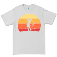 Dove Grey Vintage Retro Golf | Golfers Premium Tee - artisFamous
