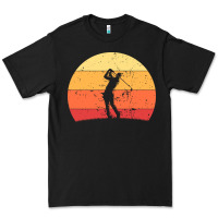 Black Vintage Retro Golf | Golfers Premium Tee - artisFamous