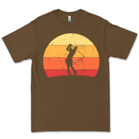 Cacao Vintage Retro Golf | Golfers Premium Tee - artisFamous