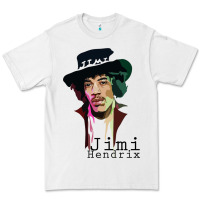 White jimi hendrix Premium Tee - artisFamous