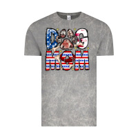 Cloud Rock American Dog Mom Vintage Tee - CowhideDigitalArt