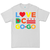 Dove Grey love dc gogo Premium Tee - artisFamous