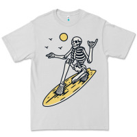Dove Grey Surfing Premium Tee - artisFamous