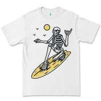 White Surfing Premium Tee - artisFamous