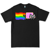 Black Nyan Cat Premium Tee - artisFamous