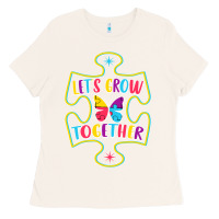 Bone Let s Grow Together Ladies Tee - CowhideDigitalArt