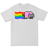 Dove Grey Nyan Cat Premium Tee - artisFamous