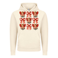 Vintage Artic Valentines Eros and bow Vintage Hoodie - CowhideDigitalArt