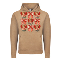 Vintage Coffee Valentines Eros and bow Vintage Hoodie - CowhideDigitalArt