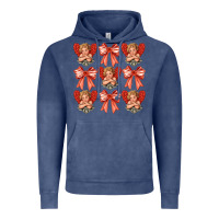 Vintage Denim Valentines Eros and bow Vintage Hoodie - CowhideDigitalArt