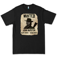 Black Red Dead Redemption 2 Red Moon Cowboy wanted john marston Premium Tee - artisFamous