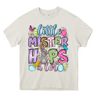 Cream Easter Day Little mister hops a lot Heavy Core Tee - OliviaCreatesArt