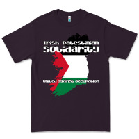 Plum irish palestinian solidarity Premium Tee - artisFamous